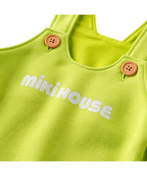 MIKI HOUSE（ミキハウス）の「【WEB限定】ロンパース（ロンパース・キッズ・ブルー/イエロー/ネイビー/コーラルピンク/ライトグリーン/グリーン/レッド/ホワイト・フリー(80-90cm)）」の11枚目の写真