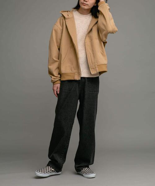URBAN RESEARCH Sonny Label(アーバンリサーチサニーレーベル)の「ダックフーデッドショートブルゾン(ブルゾン・メンズ・ブラック/キャメル・MEDIUM/LARGE)」の8枚目の写真