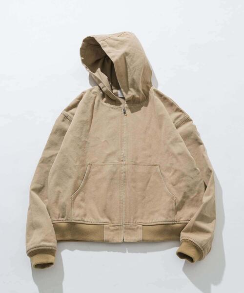 URBAN RESEARCH Sonny Label(アーバンリサーチサニーレーベル)の「ダックフーデッドショートブルゾン(ブルゾン・メンズ・ブラック/キャメル・MEDIUM/LARGE)」の11枚目の写真