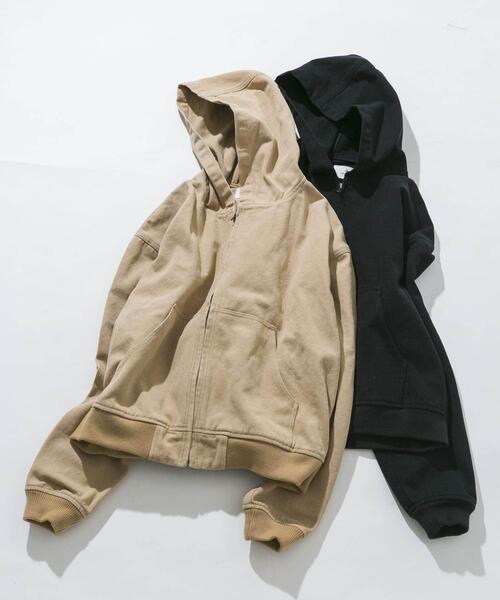 URBAN RESEARCH Sonny Label(アーバンリサーチサニーレーベル)の「ダックフーデッドショートブルゾン(ブルゾン・メンズ・ブラック/キャメル・MEDIUM/LARGE)」の12枚目の写真