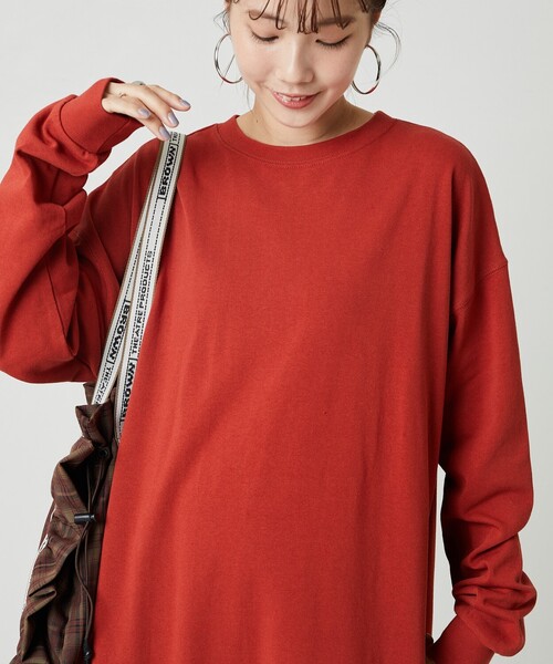 セール】限定展開 USAコットン ビッグシルエット ロングスリーブ