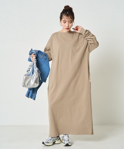 セール】限定展開 USAコットン ビッグシルエット ロングスリーブ