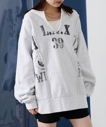 etsinta | 【etsinta/エシンタ】リメイクスキッパーカレッジスウェット(スウェット)