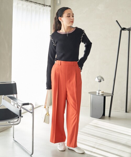 ☆開店セール☆着用1日 美品 ベルルッティ レザーロゴ スラックスイージーパンツ セール】スラックスイージーパンツ（スラックス）｜FREAK'S STORE