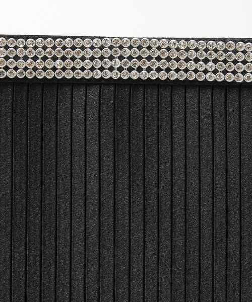 abahouse mavie（アバハウスマヴィ）の「プリーツパーティーサブバッグ/オケージョンバッグ/セミオケ（トートバッグ・レディース・ベージュ/ブラック・フリー）」の15枚目の写真