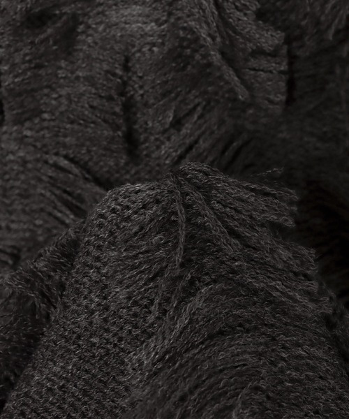 andme(アンドミー)の「カットフリンジニットタイトスカート(スカート・レディース・ブラック/アイボリー/グレー・M)」の13枚目の写真