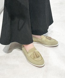 PANTANETTI（パンタネッティ）の「PANTANETTI パンタネッティ タッセルスエードカラーローファー（ローファー）」