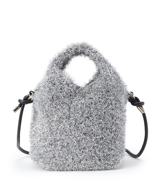 Dessin（デッサン）の「◆ラメニットミニショルダー（ショルダーバッグ・レディース・シルバー/ブロンズ・00）」の7枚目の写真