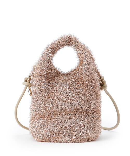 Dessin（デッサン）の「◆ラメニットミニショルダー（ショルダーバッグ・レディース・シルバー/ブロンズ・00）」の10枚目の写真