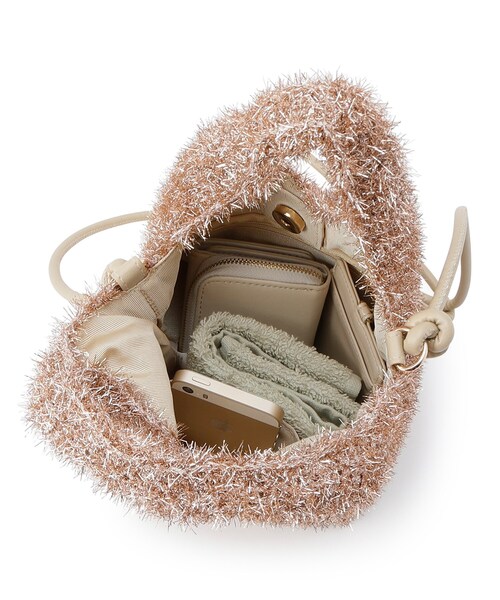 Dessin（デッサン）の「◆ラメニットミニショルダー（ショルダーバッグ・レディース・シルバー/ブロンズ・00）」の14枚目の写真