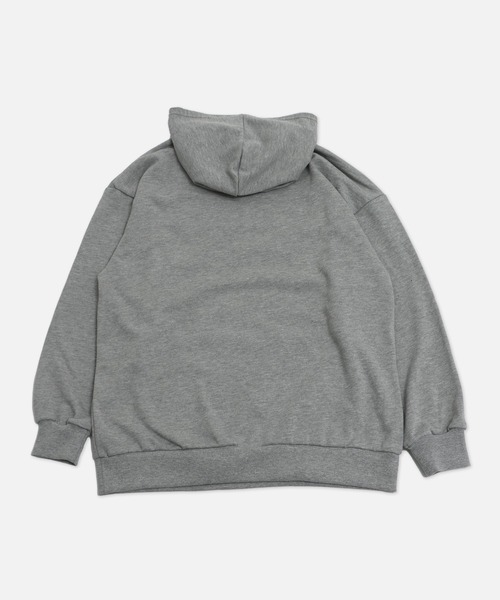 MOOMIN(ムーミン)の「MOOMIN / ムーミン 裏毛パーカー(パーカー・メンズ・ホワイト/杢グレー・S/M/L)」の4枚目の写真