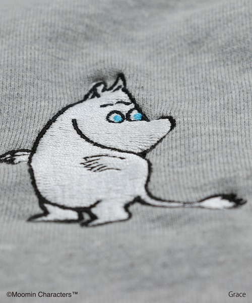 MOOMIN(ムーミン)の「MOOMIN / ムーミン 裏毛パーカー(パーカー・メンズ・ホワイト/杢グレー・S/M/L)」の7枚目の写真