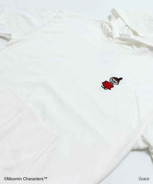 MOOMIN(ムーミン)の「MOOMIN / ムーミン 裏毛パーカー(パーカー・メンズ・ホワイト/杢グレー・S/M/L)」の10枚目の写真