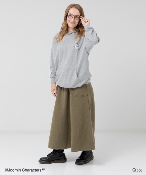 MOOMIN(ムーミン)の「MOOMIN / ムーミン 裏毛パーカー(パーカー・メンズ・ホワイト/杢グレー・S/M/L)」の16枚目の写真