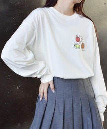 【spiritoso】フルーツプリントTシャツ(CP)