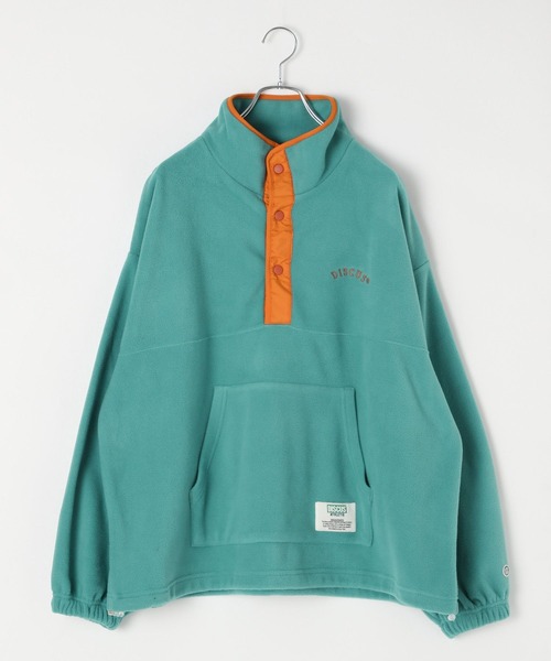 LEPSIM(レプシィム)の「【DISCUS/ディスカス】フリースプルオーバー 131532(Tシャツ/カットソー・レディース・ライトグリーン/アイボリー/グレー/ネイビー・FREE)」の2枚目の写真