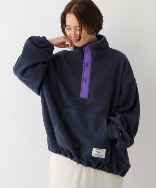 LEPSIM(レプシィム)の「【DISCUS/ディスカス】フリースプルオーバー 131532(Tシャツ/カットソー・レディース・ライトグリーン/アイボリー/グレー/ネイビー・FREE)」の11枚目の写真