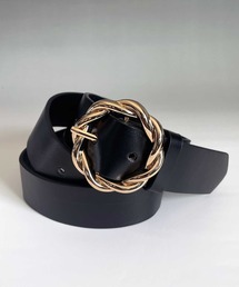 Candlestick（キャンドルスティック）の「デザイン バックル PUレザー ライトベルト メンズ レディース 韓国ファッション（ベルト）」