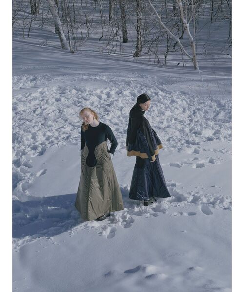 UN3D.（アンスリード）の「WAVE LINE PADDED OP / ウェーブラインパ