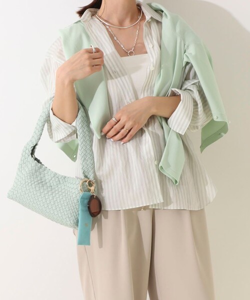 NOLLEY’S（ノーリーズ）の「ミディアムコーム【PR林☆別注アイテム】（チャーム・レディース・ブラウン系その他/サックスブルー・FREE）」の3枚目の写真