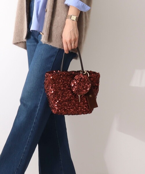 NOLLEY’S（ノーリーズ）の「ミディアムコーム【PR林☆別注アイテム】（チャーム・レディース・ブラウン系その他/サックスブルー・FREE）」の14枚目の写真