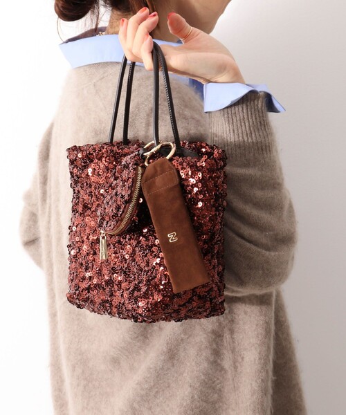 NOLLEY’S（ノーリーズ）の「ミディアムコーム【PR林☆別注アイテム】（チャーム・レディース・ブラウン系その他/サックスブルー・FREE）」の16枚目の写真