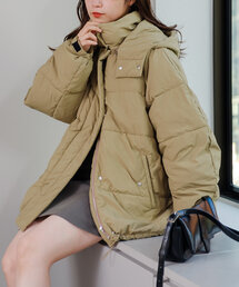 Kastane | 【2024AWカタログ掲載】ラグランボリューム中綿ジャケット(ダウンジャケット/コート)