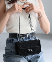 Riberry | マットキルティングチェーンショルダーバッグ(ショルダーバッグ)