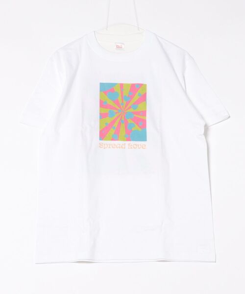 ARCHIVER(アーカイバ)の「【8】【it】【Spread Love】オリジナルプリント S/S T(Tシャツ/カットソー・レディース・ホワイト・MEDIUM)」の1枚目の写真