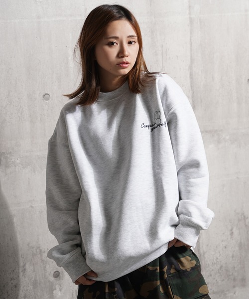 1111clothing（ワンフォークロージング）の「ガールプリント 裏起毛 スウェットシャツ / Girl print lined sweatshirt（スウェット・メンズ・F/E/D/C/A/B・L/M）」の9枚目の写真