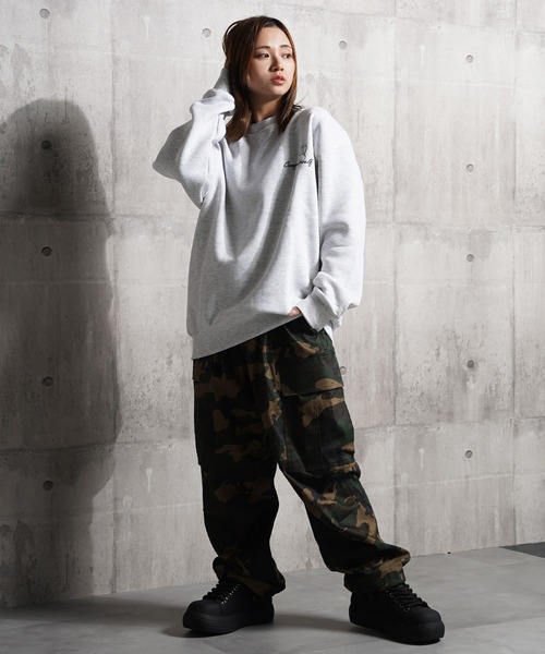 1111clothing（ワンフォークロージング）の「ガールプリント 裏起毛 スウェットシャツ / Girl print lined sweatshirt（スウェット・メンズ・F/E/D/C/A/B・L/M）」の13枚目の写真