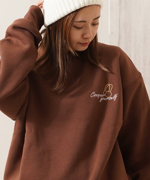 1111clothing（ワンフォークロージング）の「ガールプリント 裏起毛 スウェットシャツ / Girl print lined sweatshirt（スウェット・メンズ・F/E/D/C/A/B・L/M）」の22枚目の写真