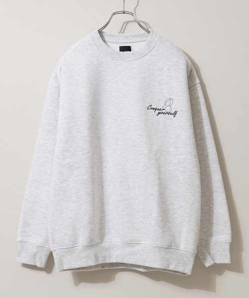 1111clothing（ワンフォークロージング）の「ガールプリント 裏起毛 スウェットシャツ / Girl print lined sweatshirt（スウェット・メンズ・F/E/D/C/A/B・L/M）」の7枚目の写真