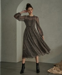 Geometric Print one piece ジオメトリックドプリントワンピース