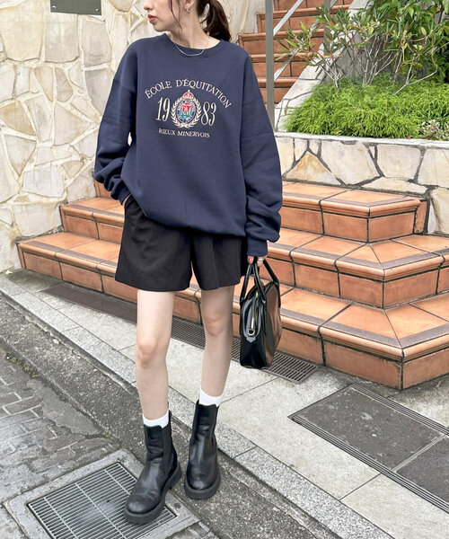 DISCOAT アソート刺繍ロゴスウェット DISCOAT（ディスコート）の「【ユニセックス】アソート刺繍ロゴ