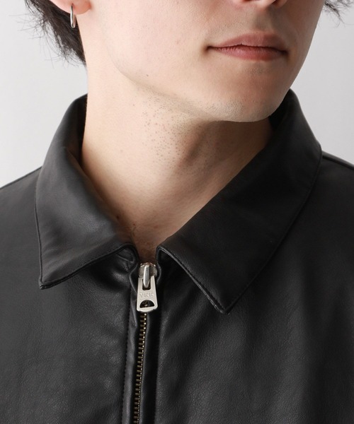 RAGEBLUE（レイジブルー）の「【AIRTHERMAL/高機能中綿】シンセティックレザー/スウェードフラップ中綿ブルゾン（ブルゾン・メンズ・ブラック/グリーン/ブラウン・LARGE/MEDIUM/SMALL）」の19枚目の写真