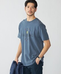 THE DAY ON THE BEACH | 【SHIPS別注】THE DAY ON THE BEACH: ガーメントダイ プリント Tシャツ(Tシャツ/カットソー)