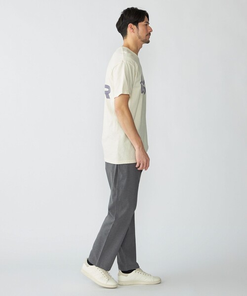 THE DAY ON THE BEACH（ザデイオンザビーチ）の「【SHIPS別注】THE DAY ON THE BEACH: ガーメントダイ プリント Tシャツ（Tシャツ/カットソー・メンズ・ナチュラル/ネイビー・LARGE/MEDIUM/X-LARGE）」の7枚目の写真