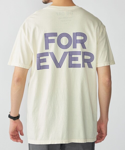 THE DAY ON THE BEACH（ザデイオンザビーチ）の「【SHIPS別注】THE DAY ON THE BEACH: ガーメントダイ プリント Tシャツ（Tシャツ/カットソー・メンズ・ナチュラル/ネイビー・LARGE/MEDIUM/X-LARGE）」の13枚目の写真