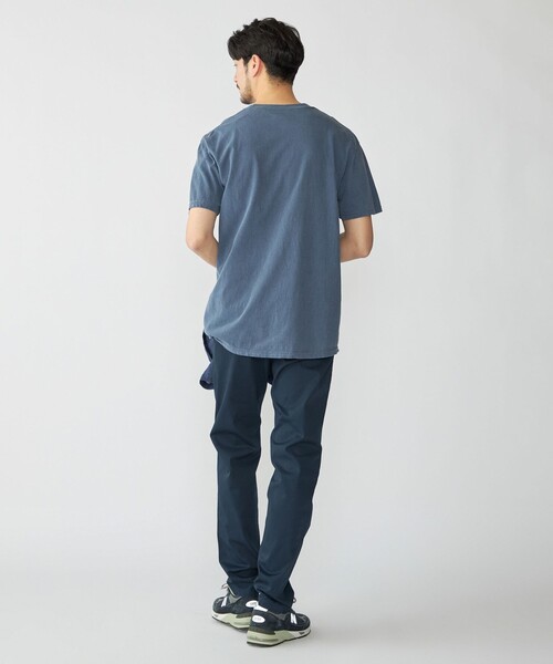 THE DAY ON THE BEACH（ザデイオンザビーチ）の「【SHIPS別注】THE DAY ON THE BEACH: ガーメントダイ プリント Tシャツ（Tシャツ/カットソー・メンズ・ナチュラル/ネイビー・LARGE/MEDIUM/X-LARGE）」の15枚目の写真