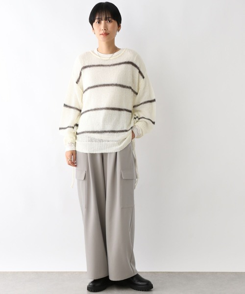 LEPSIM（レプシィム）の「サイドポケットパンツ　241852（その他パンツ・レディース・ブラック/ホワイト・FREE）」の20枚目の写真