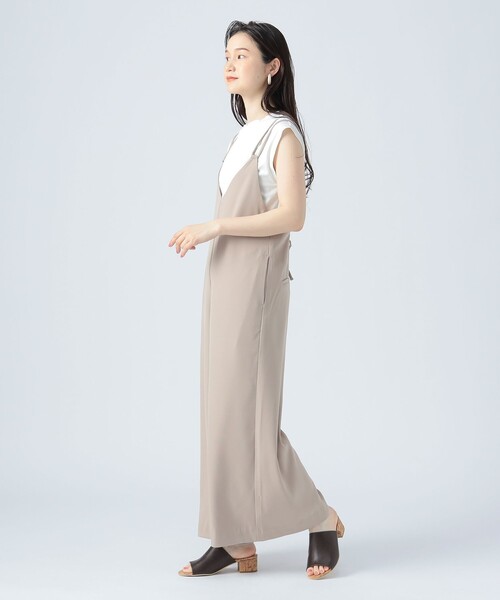 BEAMS HEART(ビームスハート)の「フレンチ プルオーバー × サロペット(セットアイテム)(つなぎ/オールインワン・レディース・ベージュ/オリーブ/ブラック・FREE)」の12枚目の写真