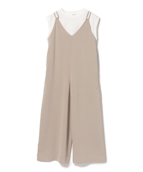 BEAMS HEART(ビームスハート)の「フレンチ プルオーバー × サロペット(セットアイテム)(つなぎ/オールインワン・レディース・ベージュ/オリーブ/ブラック・FREE)」の13枚目の写真