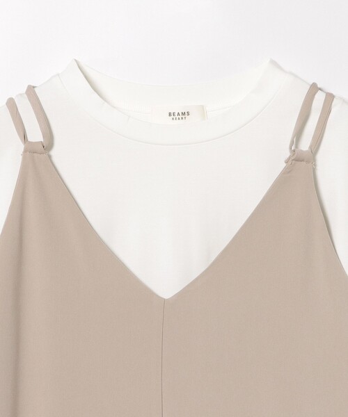 BEAMS HEART(ビームスハート)の「フレンチ プルオーバー × サロペット(セットアイテム)(つなぎ/オールインワン・レディース・ベージュ/オリーブ/ブラック・FREE)」の14枚目の写真
