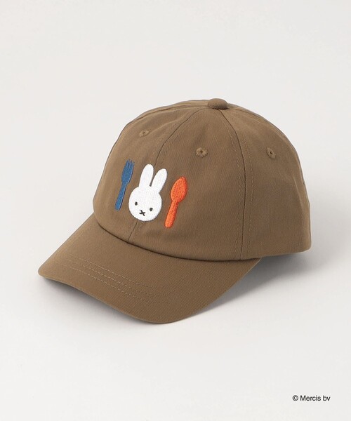 Miffy( ミッフィー)の「【別注】<miffy>キャップ / 帽子 / キッズ(キャップ・キッズ・ベージュ/ブラック/ライトブルー・FREE(52-55cm))」の3枚目の写真