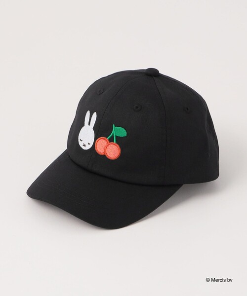 Miffy( ミッフィー)の「【別注】<miffy>キャップ / 帽子 / キッズ(キャップ・キッズ・ベージュ/ブラック/ライトブルー・FREE(52-55cm))」の2枚目の写真