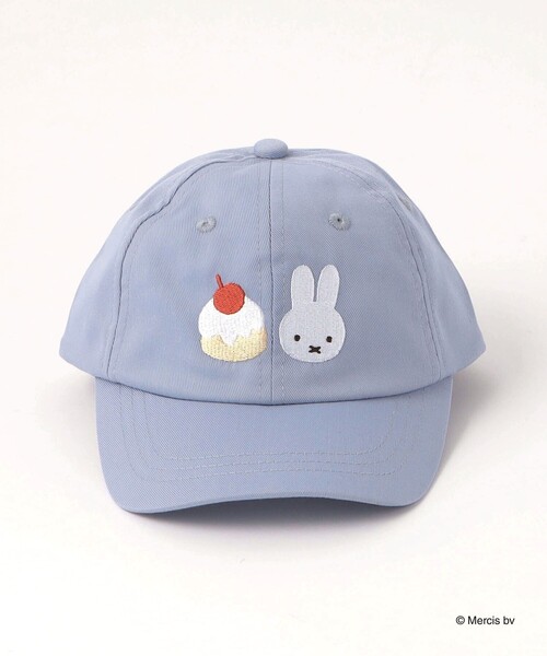 Miffy( ミッフィー)の「【別注】<miffy>キャップ / 帽子 / キッズ(キャップ・キッズ・ベージュ/ブラック/ライトブルー・FREE(52-55cm))」の6枚目の写真