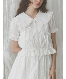 merry jenny | タックリボンブラウス(シャツ/ブラウス)