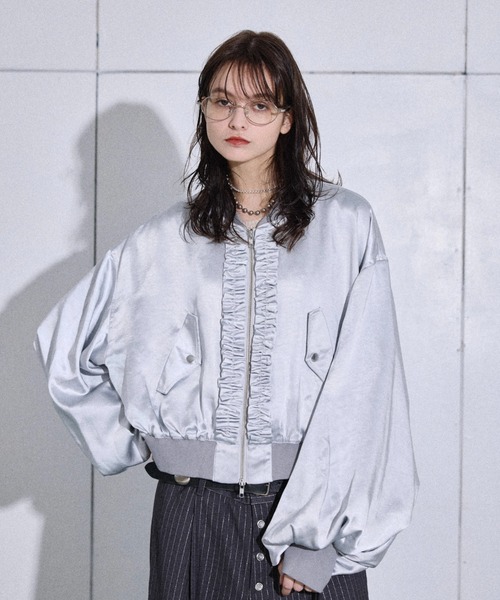 【期間限定】 Satin frill サテンフリルショート / jacket bomber short ジャケット・アウター