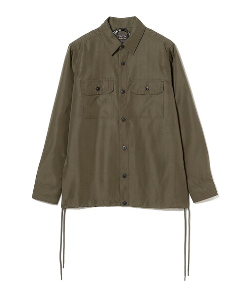 TAION(タイオン)の「TAION / Non down Military Long Sleeve Shirt(シャツ/ブラウス・メンズ・オリーブ/ブラック・MEDIUM/LARGE/X-LARGE/XX-LARGE)」の2枚目の写真